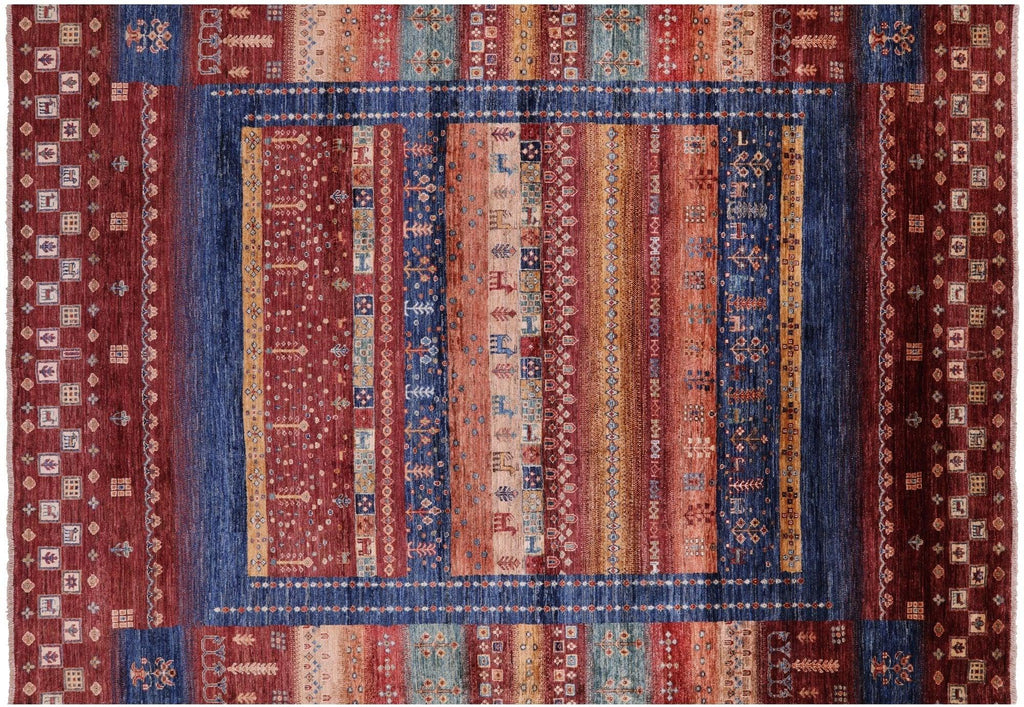 Tribal Persian Gabbeh Handmade Wool Rug - Manhattan Rugs