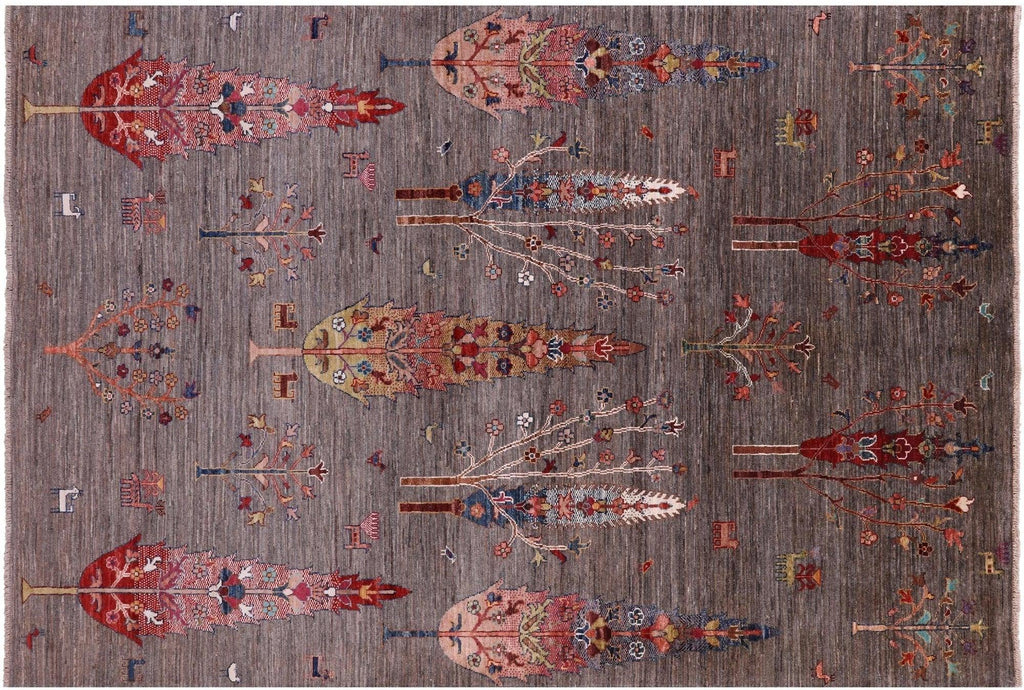 Persian Gabbeh Tribal Handmade Wool Rug - Manhattan Rugs