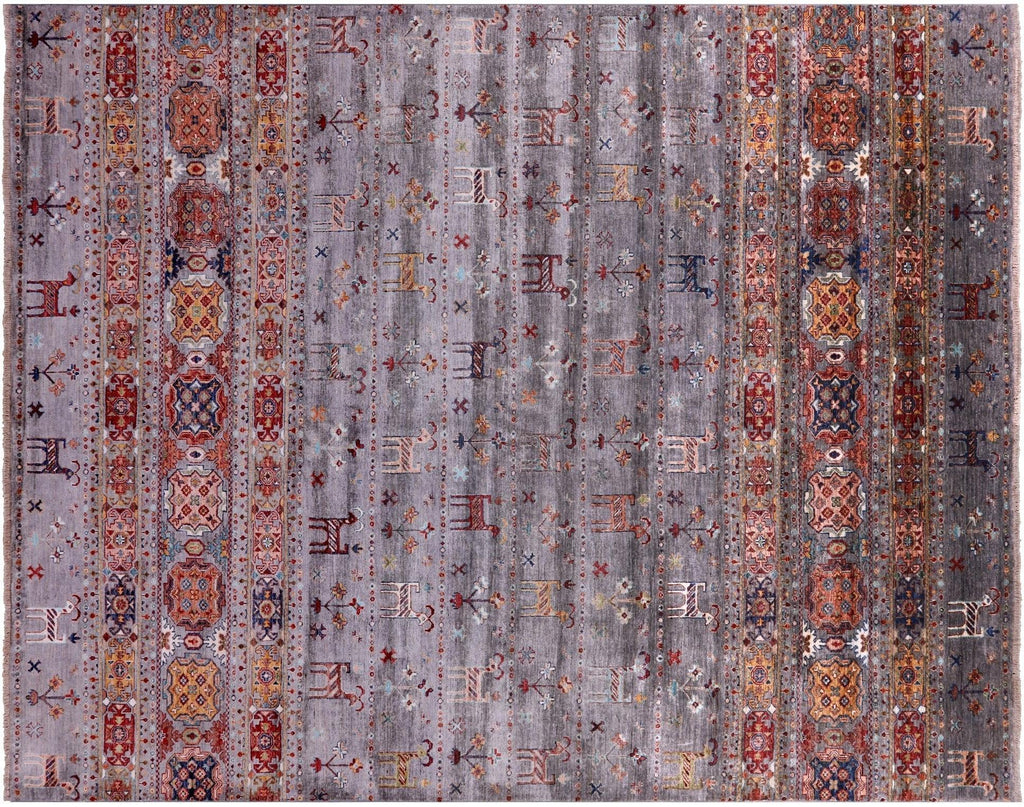 Hand-Knotted Tribal Persian Gabbeh Wool Rug - Manhattan Rugs
