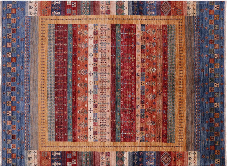 Tribal Persian Gabbeh Hand Knotted Wool Rug - Manhattan Rugs