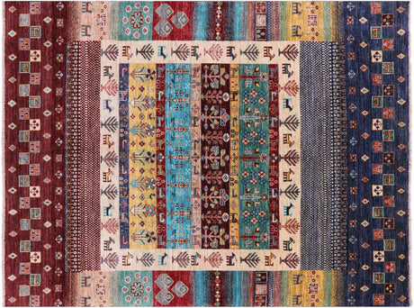 Handmade Persian Gabbeh Tribal Wool Rug - Manhattan Rugs