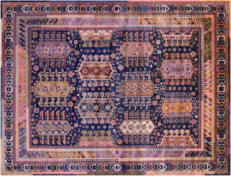 Hand Knotted Tribal Fine Serapi Wool Rug - Manhattan Rugs