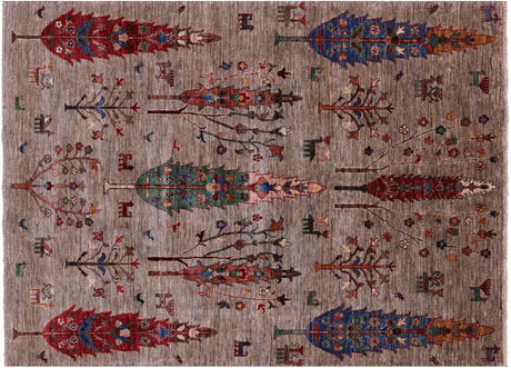 Tribal Persian Gabbeh Hand-Knotted Wool Rug - Manhattan Rugs