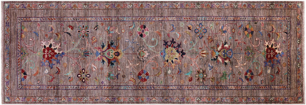 Persian Tabriz Hand Knotted Wool Runner Rug - Manhattan Rugs