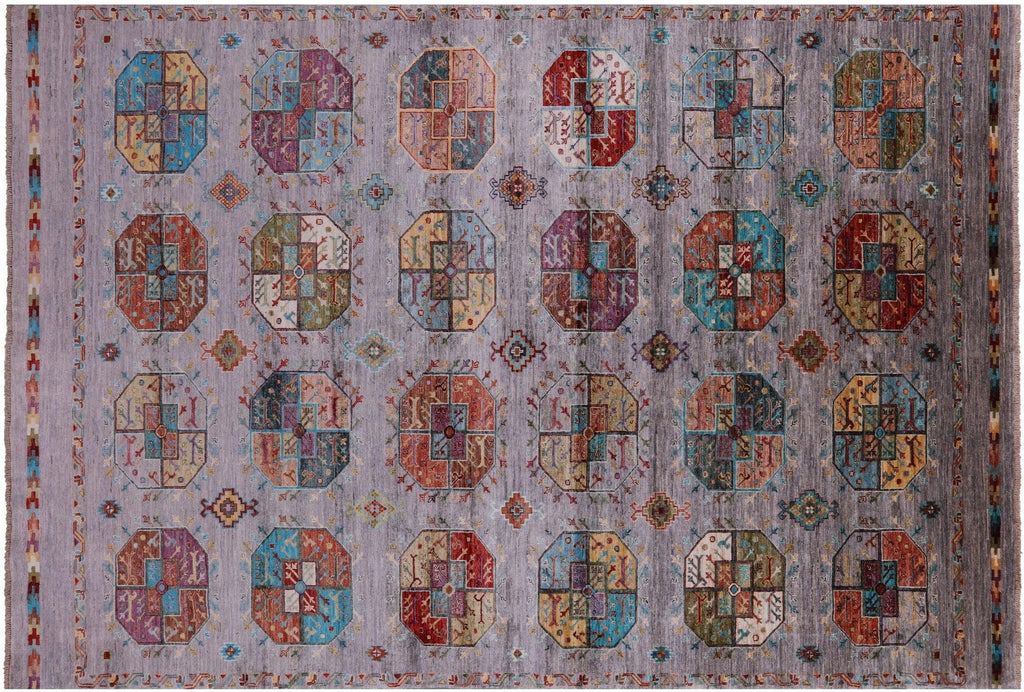 Fine Turkmen Ersari Hand Knotted Wool Rug - Manhattan Rugs