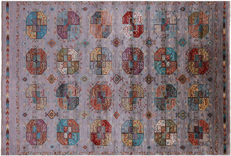 Fine Turkmen Ersari Hand Knotted Wool Rug - Manhattan Rugs