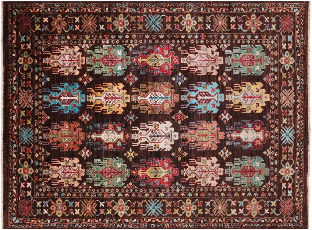 Fine Turkmen Ersari Hand-Knotted Wool Rug - Manhattan Rugs