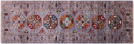 Super Turkmen Ersari Handmade Wool Runner Rug - Manhattan Rugs