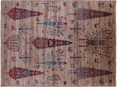 Persian Gabbeh Tribal Hand Knotted Wool Rug - Manhattan Rugs