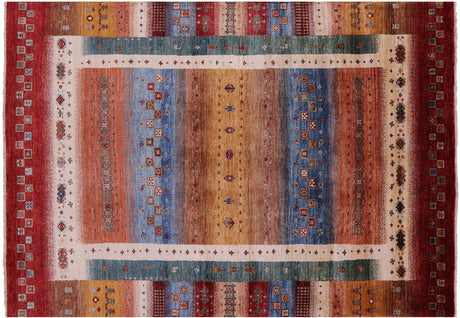 Hand-Knotted Persian Gabbeh Tribal Wool Rug - Manhattan Rugs