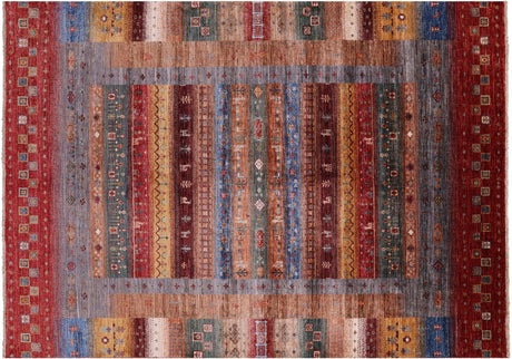Tribal Persian Gabbeh Hand Knotted Wool Rug - Manhattan Rugs