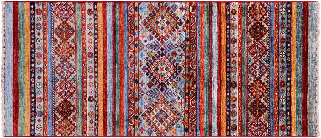 Runner Khorjin Super Kazak Handmade Wool Rug - Manhattan Rugs