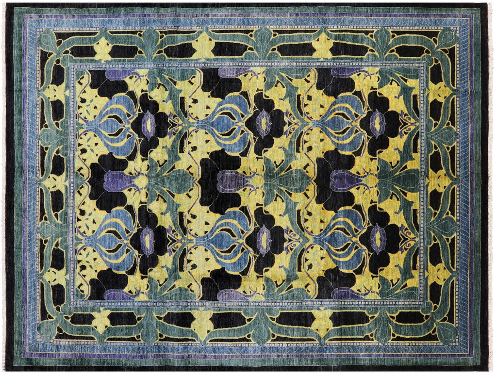 Hand Knotted William Morris Wool Rug - Manhattan Rugs