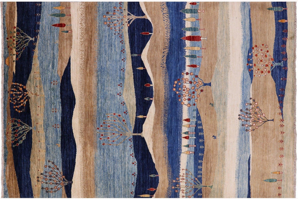 Persian Gabbeh Tribal Hand Knotted Wool Rug - Manhattan Rugs