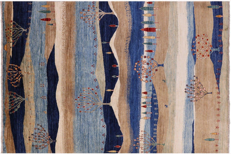 Persian Gabbeh Tribal Hand Knotted Wool Rug - Manhattan Rugs