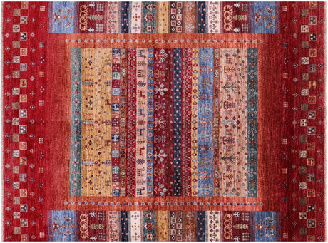 Hand-Knotted Tribal Persian Gabbeh Rug - Manhattan Rugs