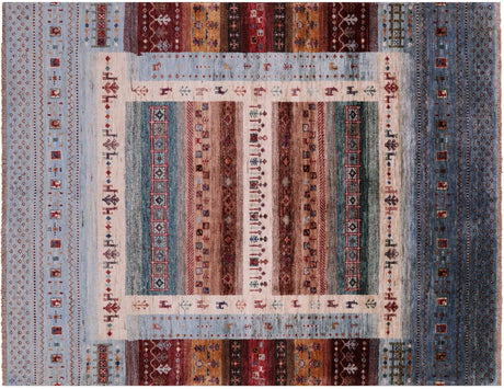 Handmade Persian Gabbeh Tribal Wool Rug - Manhattan Rugs