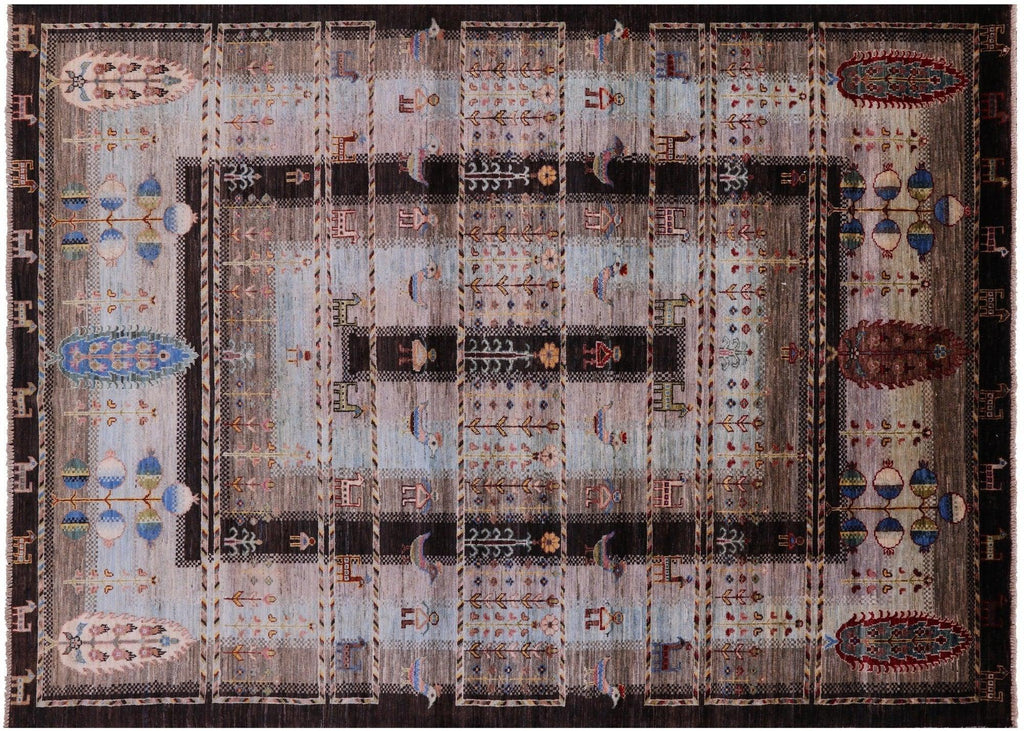 Hand-Knotted Tribal Persian Gabbeh Rug - Manhattan Rugs