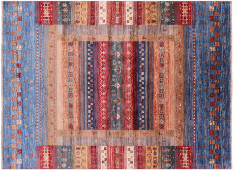 Hand-Knotted Persian Gabbeh Tribal Wool Rug - Manhattan Rugs