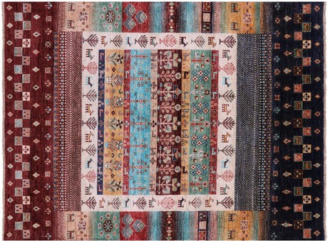 Persian Gabbeh Tribal Hand Knotted Wool Rug - Manhattan Rugs