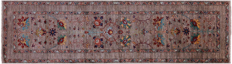 Persian Tabriz Hand Knotted Wool Runner Rug - Manhattan Rugs