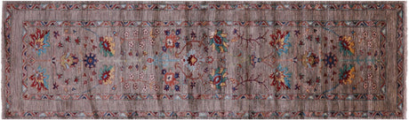 Persian Tabriz Hand Knotted Wool Runner Rug - Manhattan Rugs