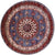 Round Super Heriz Serapi Handmade Wool Rug - Manhattan Rugs