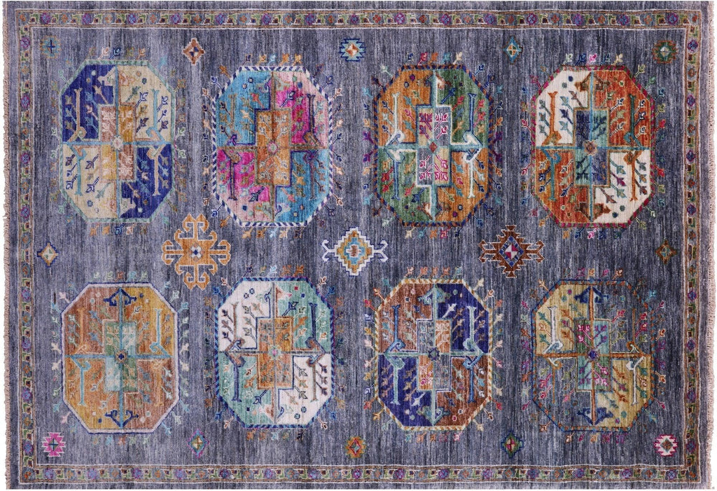 Hand-Knotted Super Turkmen Ersari Wool Rug - Manhattan Rugs