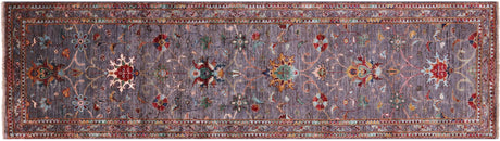 Hand-Knotted Persian Tabriz Wool Runner Rug - Manhattan Rugs
