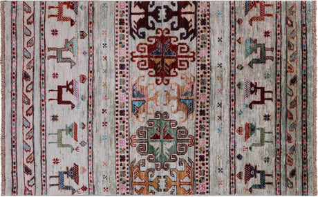 Handmade Tribal Persian Gabbeh Wool Rug - Manhattan Rugs