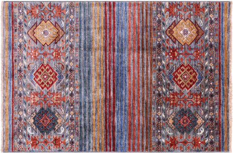 Khorjin Super Kazak Handmade Wool Rug - Manhattan Rugs