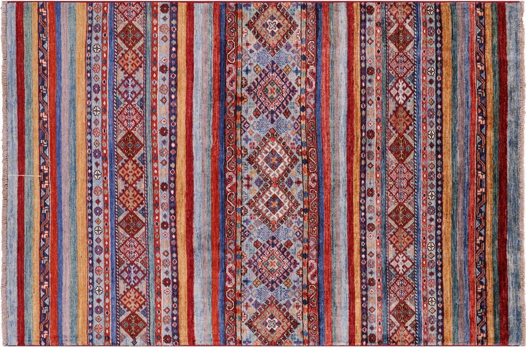 Khorjin Super Kazak Handmade Wool Rug - Manhattan Rugs