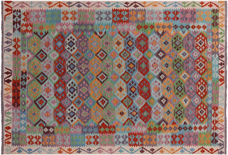 Wool On Wool Flat Weave Kilim Reversible Rug - Manhattan Rugs