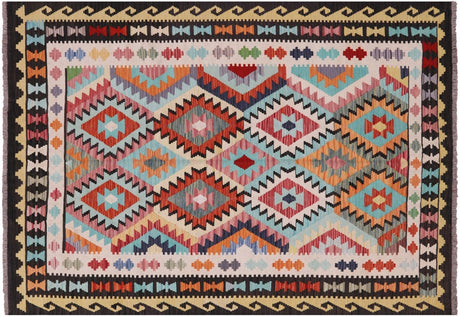 Kilim Flat Weave Reversible Wool On Wool Rug - Manhattan Rugs