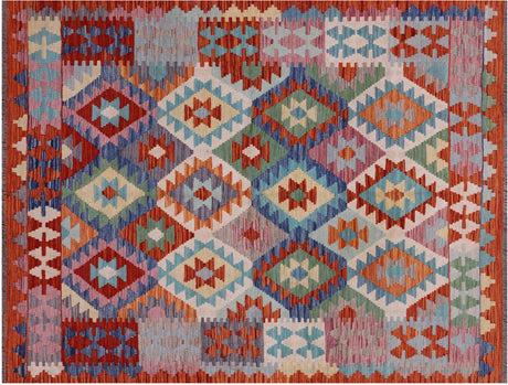 Wool On Wool Reversible Flat Weave Kilim Rug - Manhattan Rugs