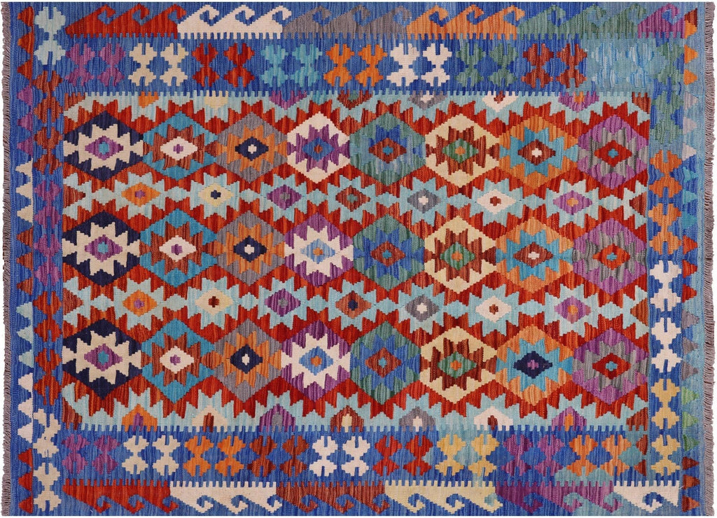 Wool On Wool Kilim Flat Weave Reversible Rug - Manhattan Rugs