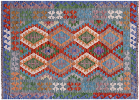 Flat Weave Kilim Reversible Wool On Wool Rug - Manhattan Rugs