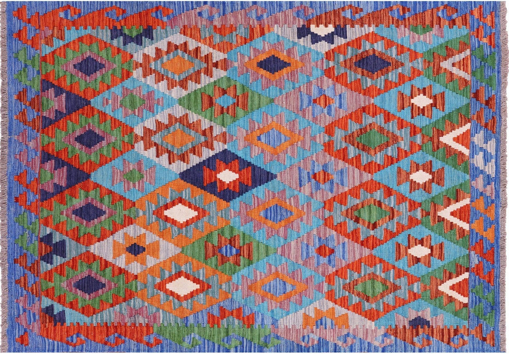 Wool On Wool Kilim Flat Weave Reversible Rug - Manhattan Rugs