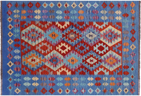 Wool On Wool Flat Weave Kilim Reversible Rug - Manhattan Rugs
