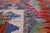 Reversible Kilim Flat Weave Wool On Wool Runner Rug - Manhattan Rugs