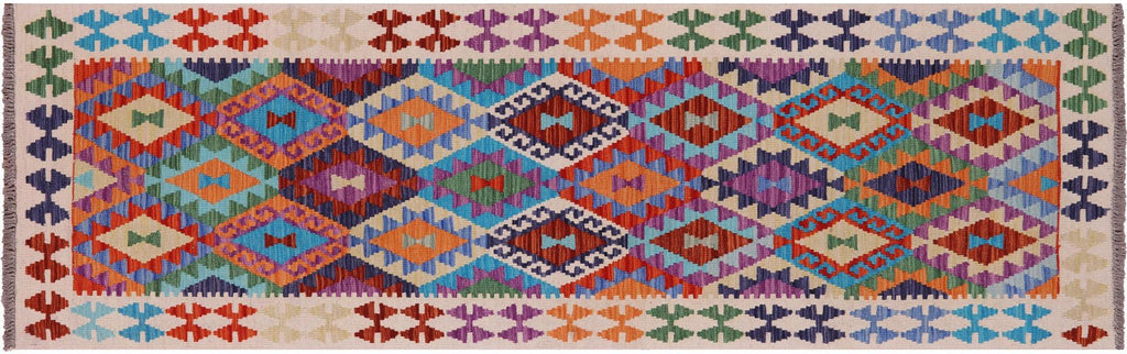 Runner Kilim Flat Weave Wool On Wool Reversible Rug - Manhattan Rugs