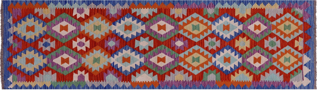 Kilim Flat Weave Wool On Wool Runner Reversible Rug - Manhattan Rugs