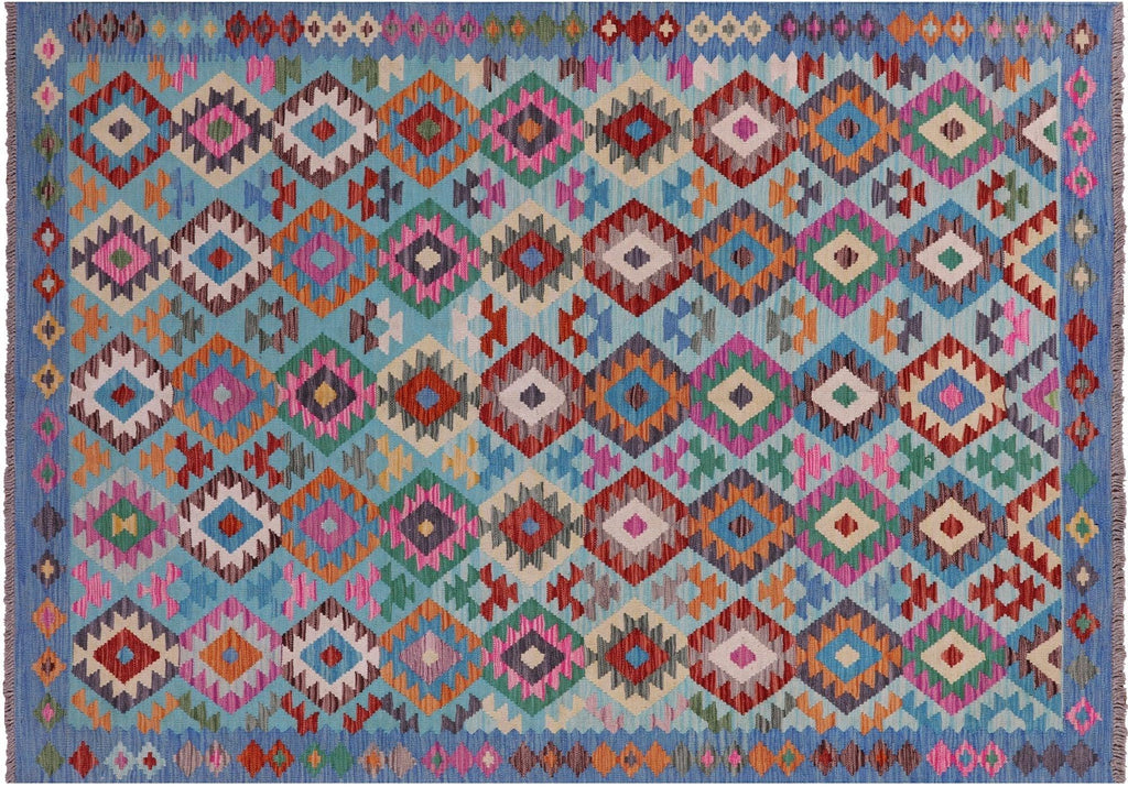 Wool On Wool Kilim Flat Weave Reversible Rug - Manhattan Rugs