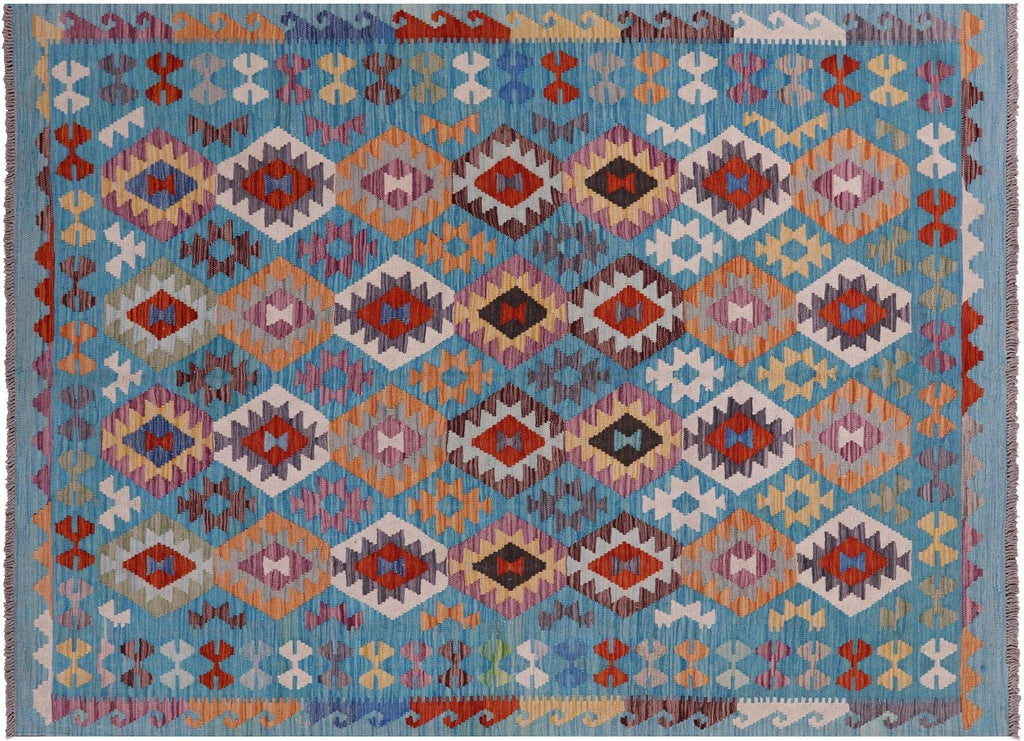 Wool On Wool Kilim Flat Weave Reversible Rug - Manhattan Rugs