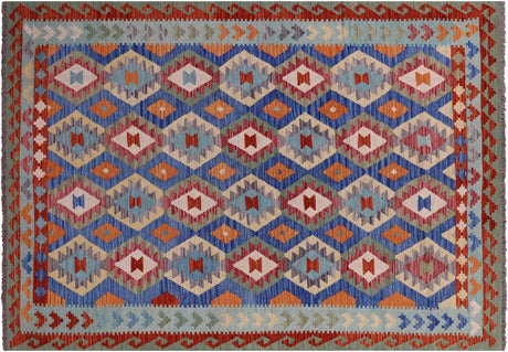 Flat Weave Kilim Reversible Wool On Wool Rug - Manhattan Rugs