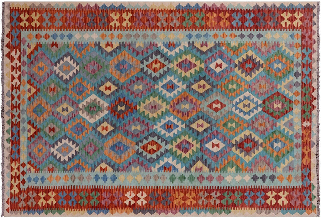 Reversible Kilim Flat Weave Wool On Wool Rug - Manhattan Rugs