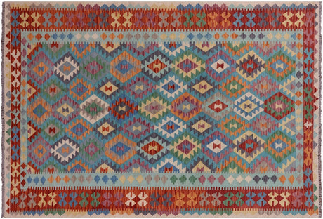 Reversible Kilim Flat Weave Wool On Wool Rug - Manhattan Rugs