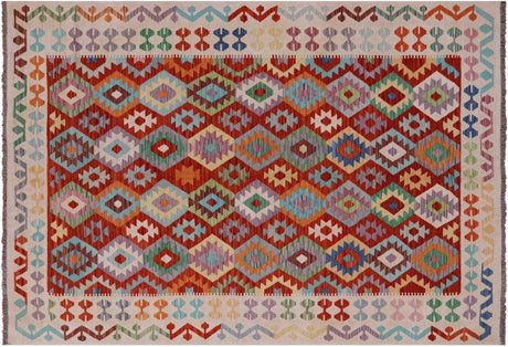 Kilim Flat Weave Reversible Wool On Wool Rug - Manhattan Rugs