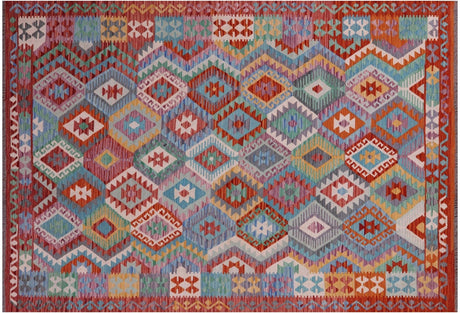 Wool On Wool Kilim Flat Weave Reversible Rug - Manhattan Rugs