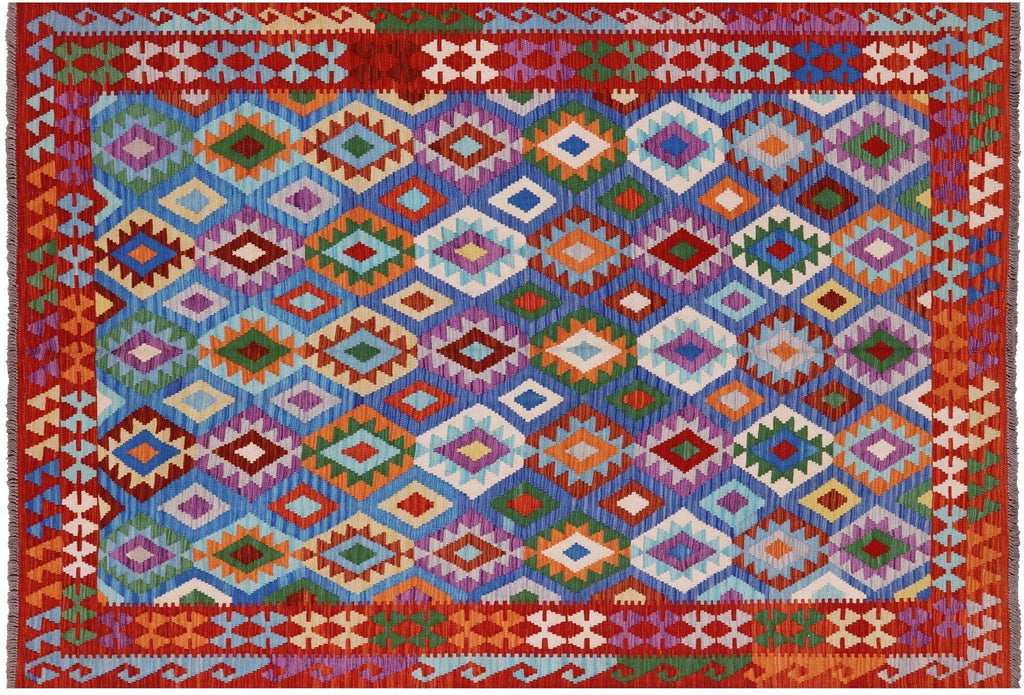 Reversible Kilim Flat Weave Wool On Wool Rug - Manhattan Rugs